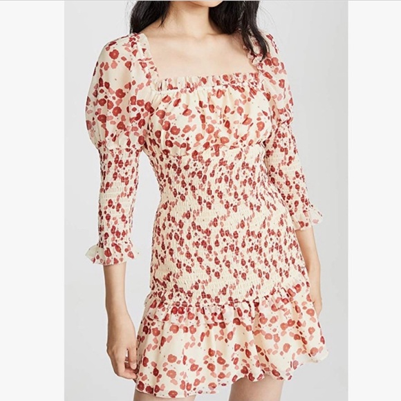 Keepsake Floral dress Size Medium - Picture 2 of 9